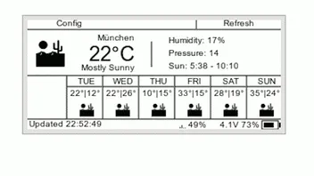 Mocking an ESP8266 graphics library in JavaScript